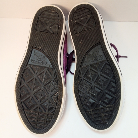 CONVERSE ALL STAR DOUBLE TONGUE GLIMMER SNEAKERS - Picture 7 of 9